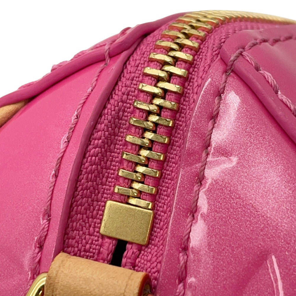 LOUIS VUITTON LVRemix Collection Nano Speedy Neon PinkM83273 Monogram Vernis Leather