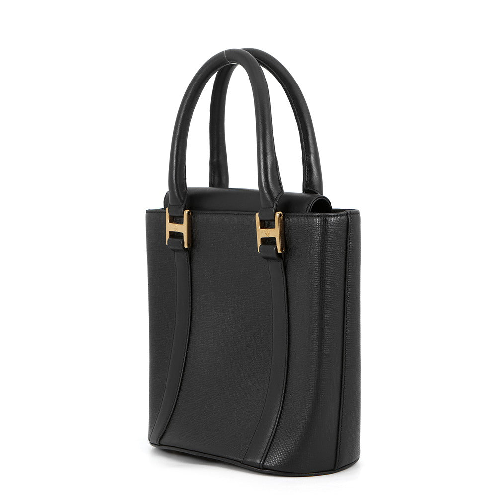 MCM Handbag Black Leather