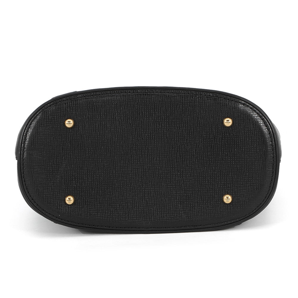 MCM Handbag Black Leather