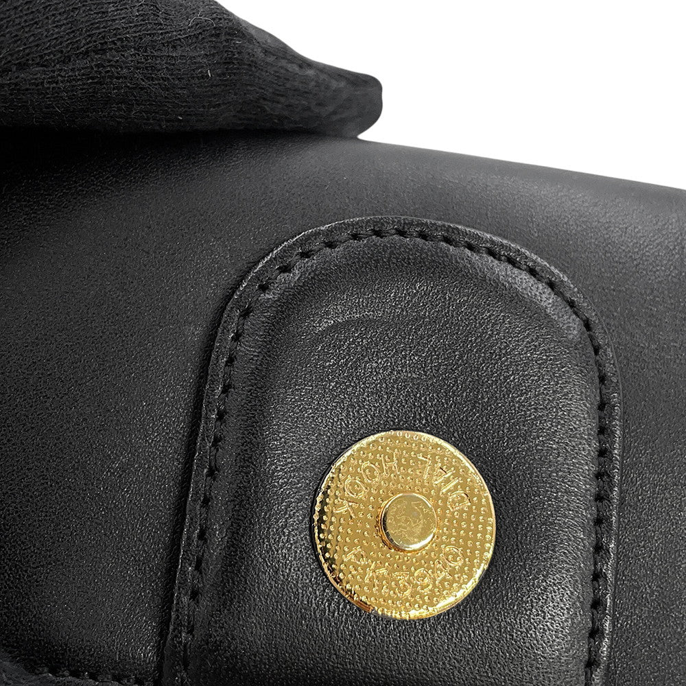MCM Handbag Black Leather