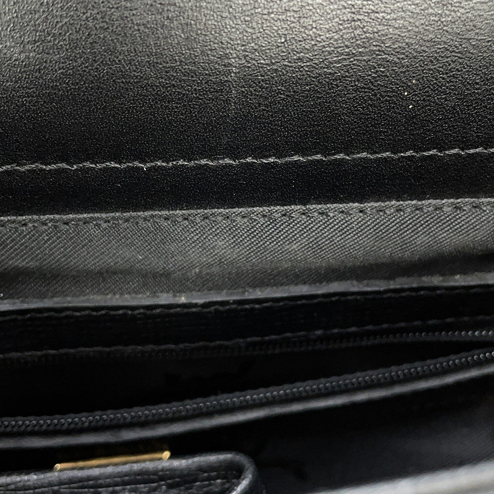 MCM Handbag Black Leather
