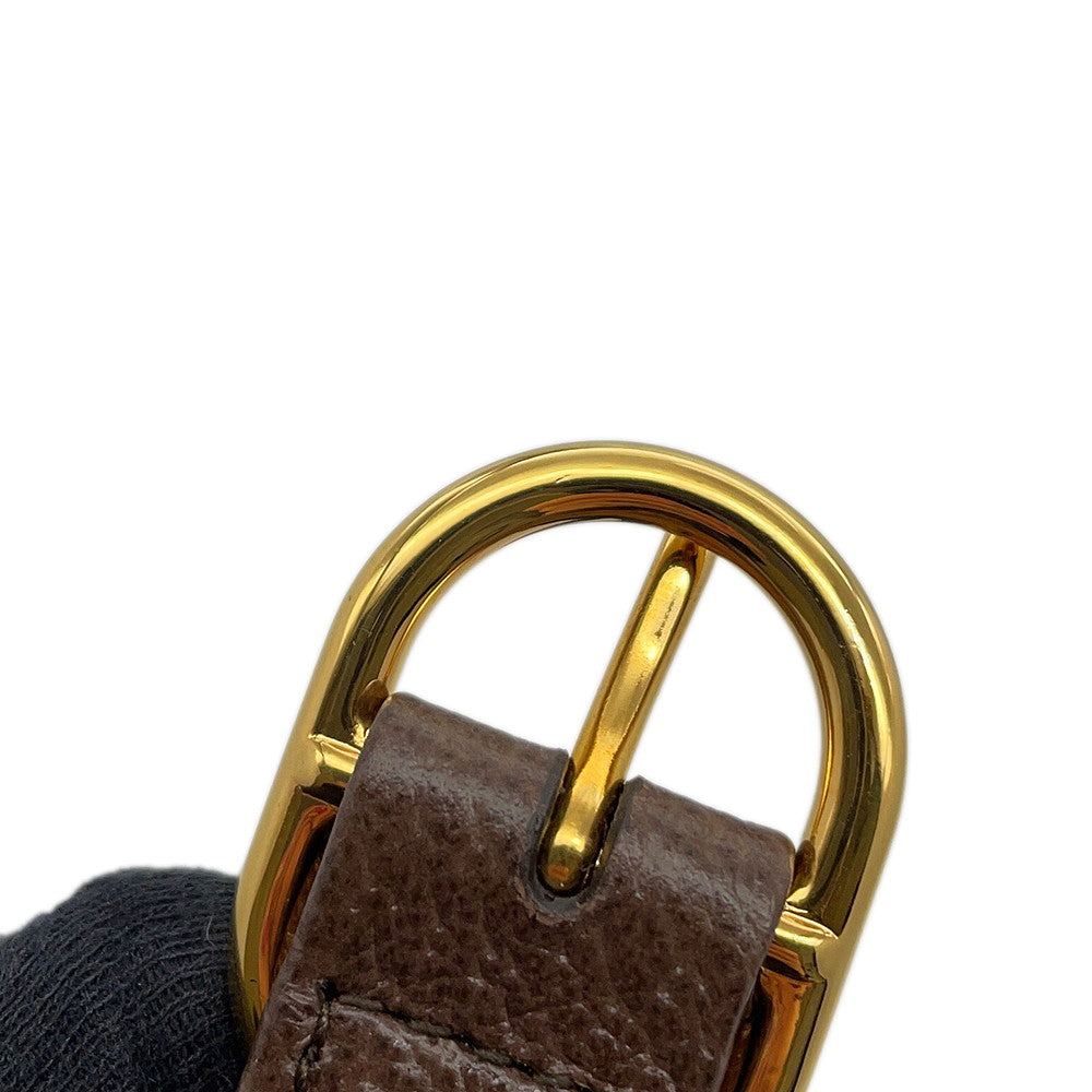 GUCCI Jackie 1961 MUSIC IS MINE Shoulder Bag Brown/Multicolor636706 Canvas Leather Size Small