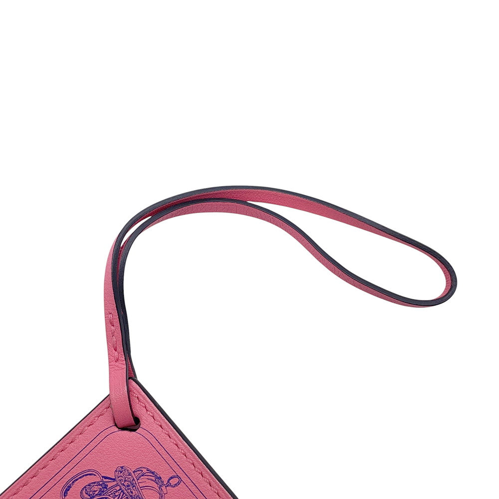 HERMES Carenano Robe du Soir Roseet Swift Leather