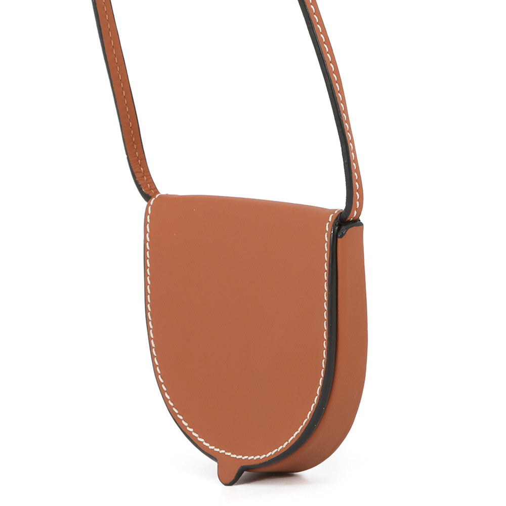 LOEWE heel pouch Tan109.54.T15 Leather