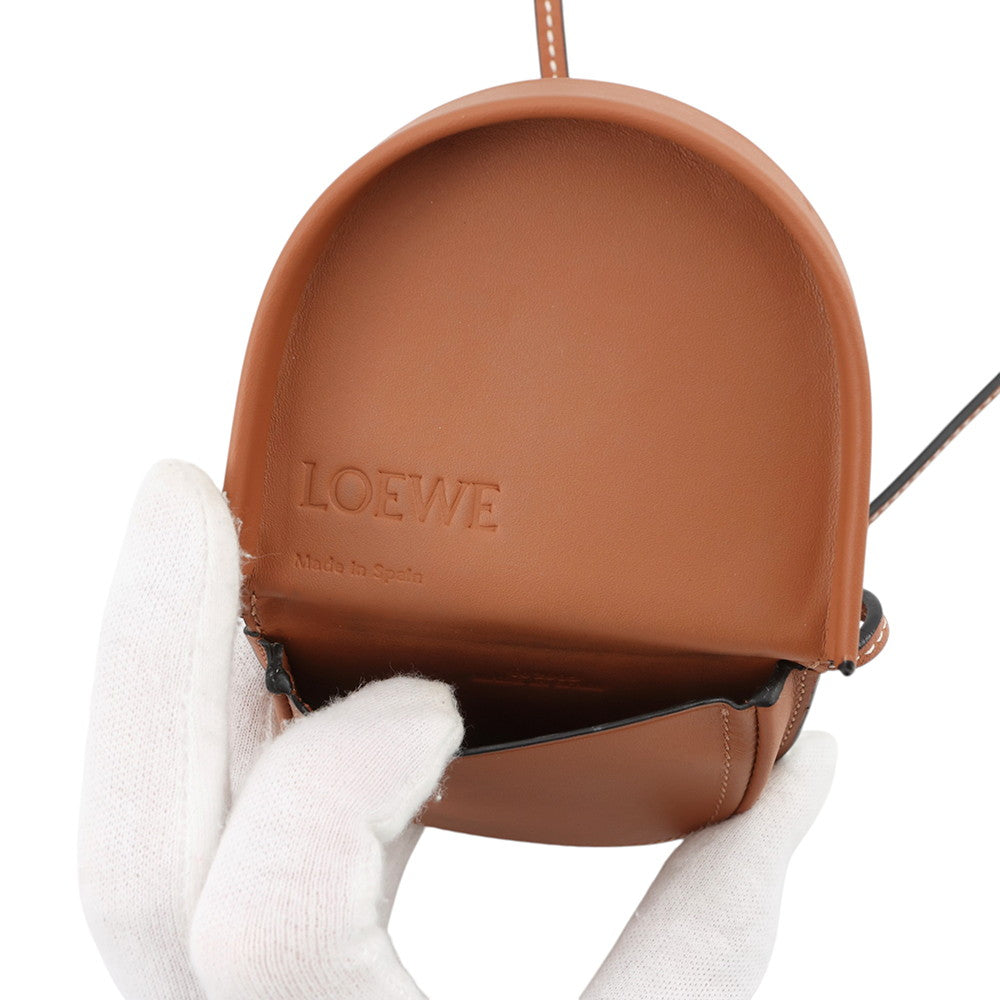 LOEWE heel pouch Tan109.54.T15 Leather