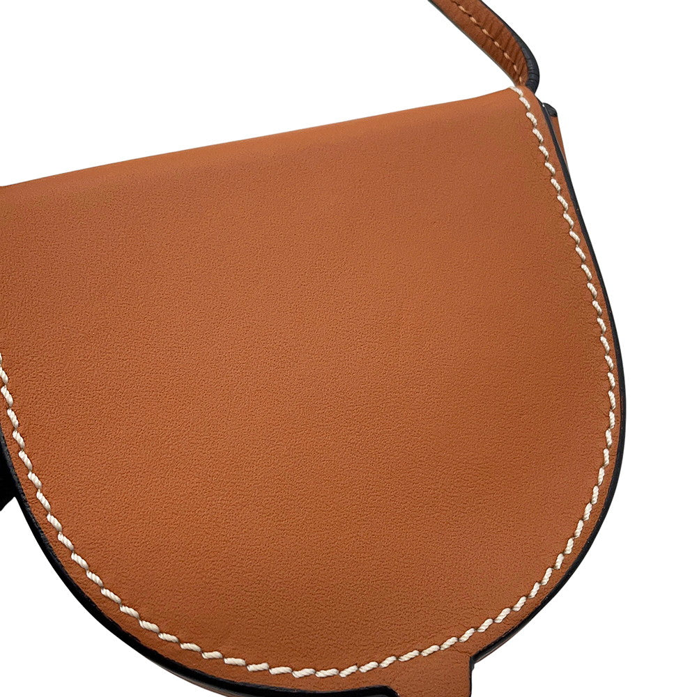 LOEWE heel pouch Tan109.54.T15 Leather