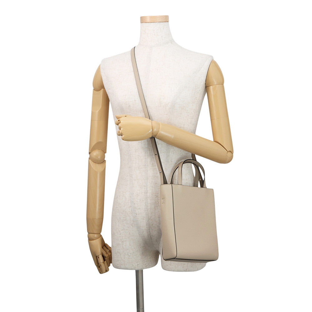 BONAVENTURA Bonaventura Noblessa Shopper Bag 2WAY Bag Beige Leather Size Mini