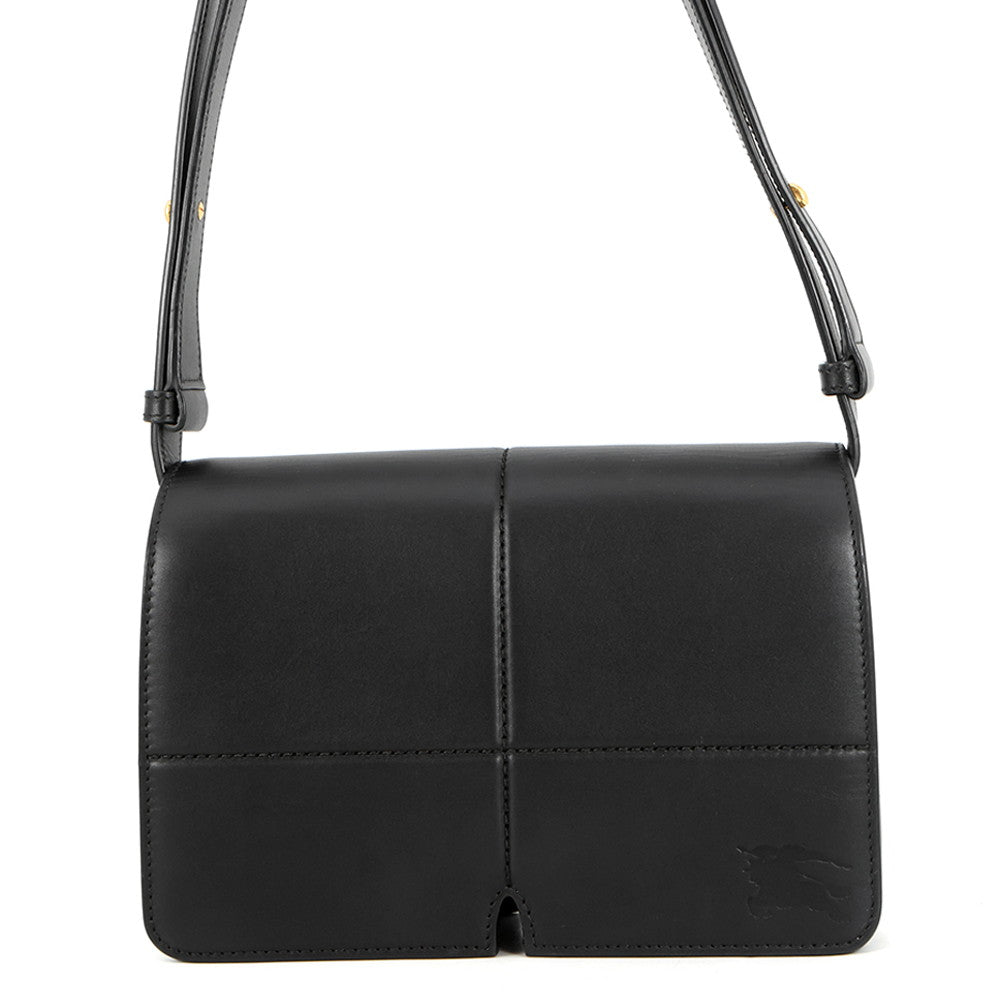 BURBERRY Snip Bag Shoulder Bag Black80889161 Smooth Calf Leather