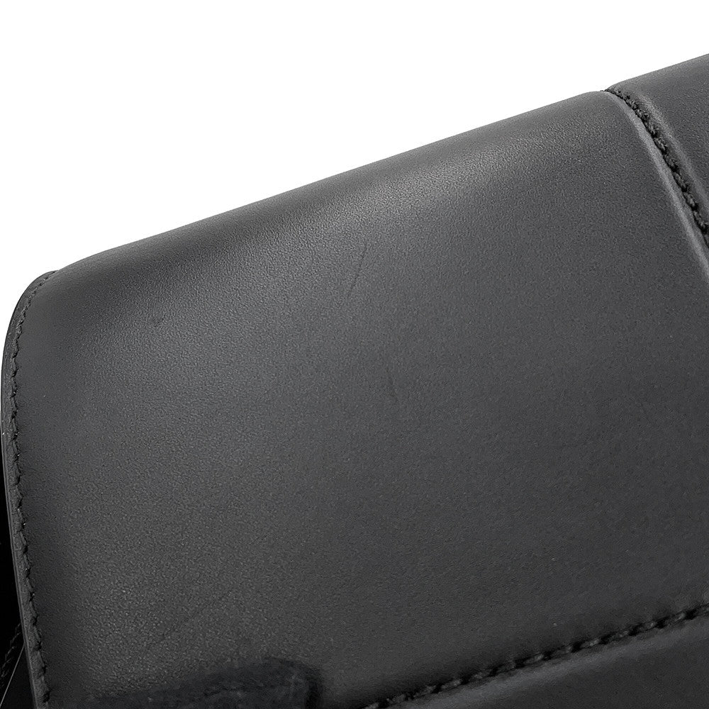 BURBERRY Snip Bag Shoulder Bag Black80889161 Smooth Calf Leather