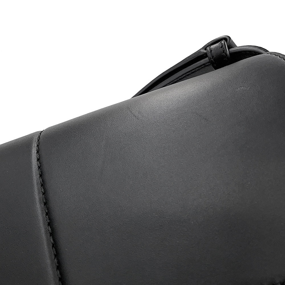 BURBERRY Snip Bag Shoulder Bag Black80889161 Smooth Calf Leather