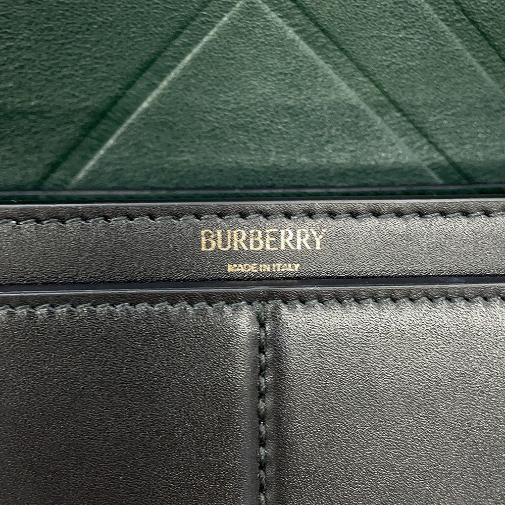 BURBERRY Snip Bag Shoulder Bag Black80889161 Smooth Calf Leather