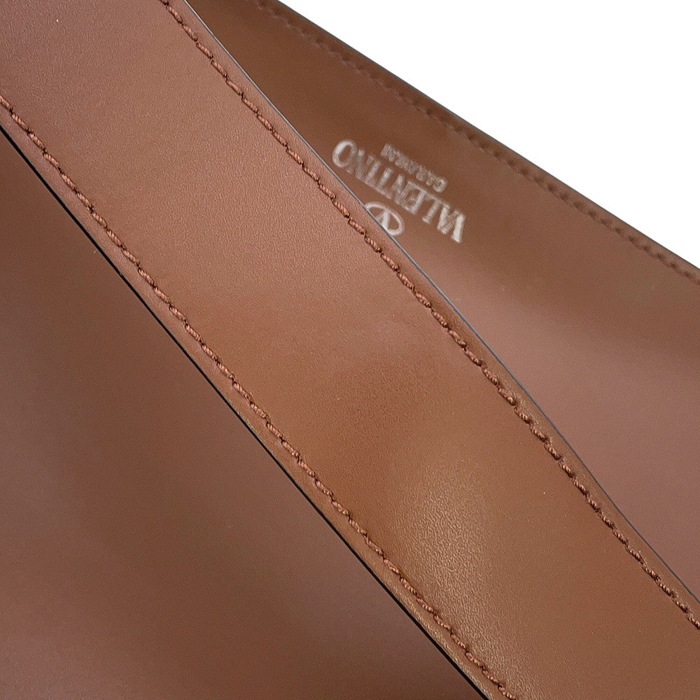 Valentino Garavani VLTN Crossbody Bag Brown Leather