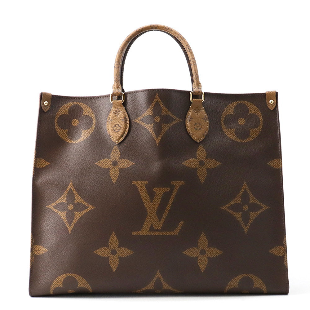 LOUIS VUITTON Onthego RedM45320 Monogram Monogram Reverse Canvas Monogram Giant Size GM