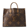 LOUIS VUITTON Onthego RedM45320 Monogram Monogram Reverse Canvas Monogram Giant Size GM