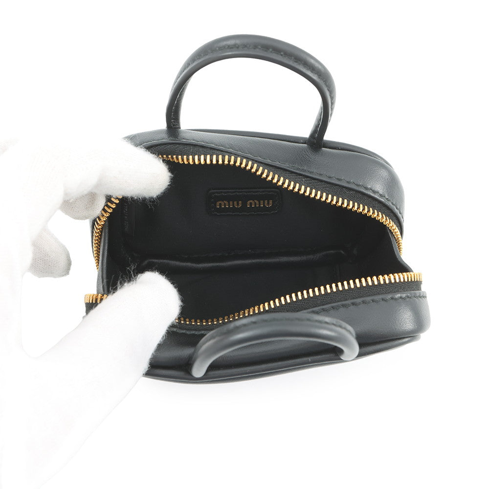 MIUMIU Micro Bag Bag Charm Black5NR036_2F8W_F0002 Leather