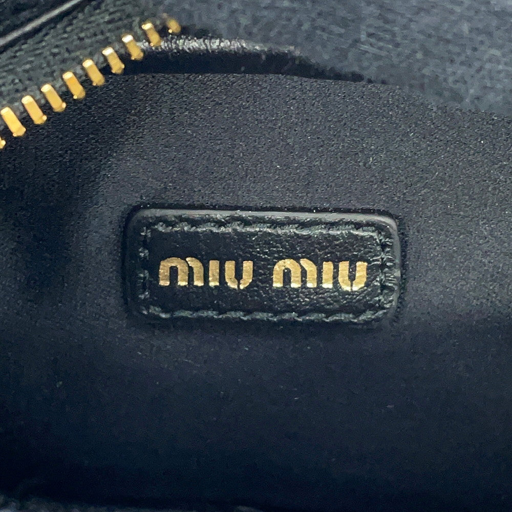 MIUMIU Micro Bag Bag Charm Black5NR036_2F8W_F0002 Leather