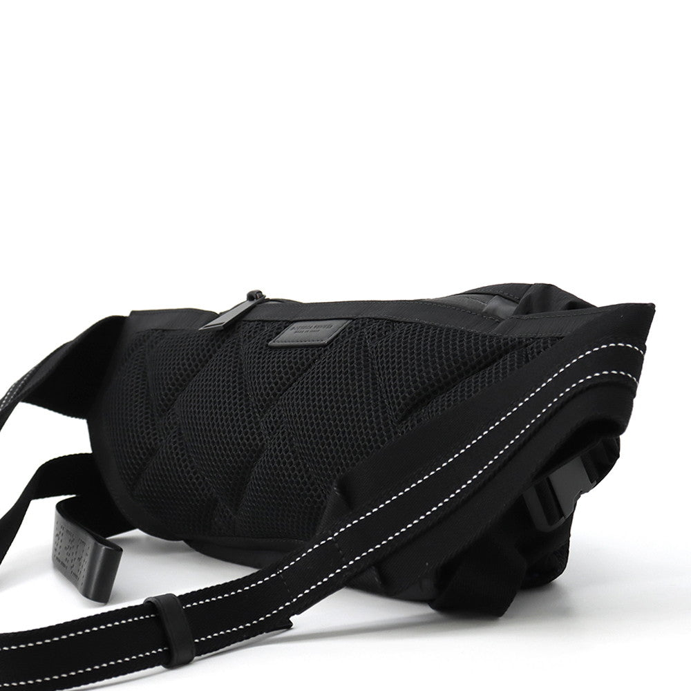 Bottega Veneta Mesh Waist Bag Black/Blue574353 Nylon
