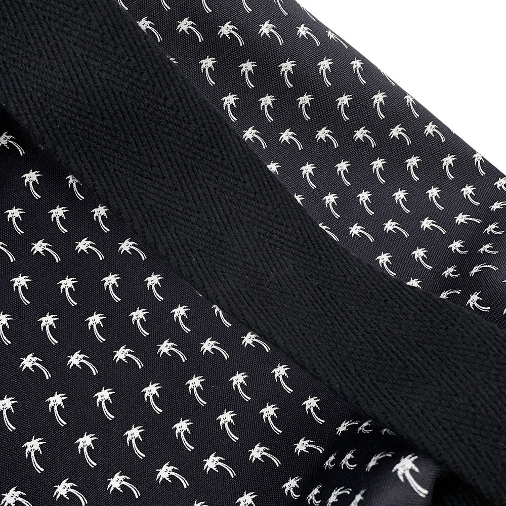 SAINT LAURENT PARIS Printed Bucket Bag One Shoulder Bag Black/White553969HPQ1E1070 Canvas Leather