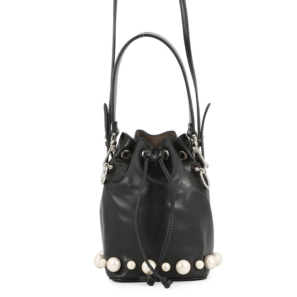 FENDI Mini Montresor 2WAY Bag Black8BS010 Leather