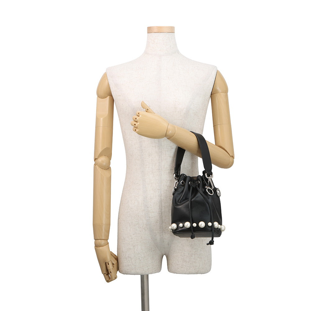 FENDI Mini Montresor 2WAY Bag Black8BS010 Leather