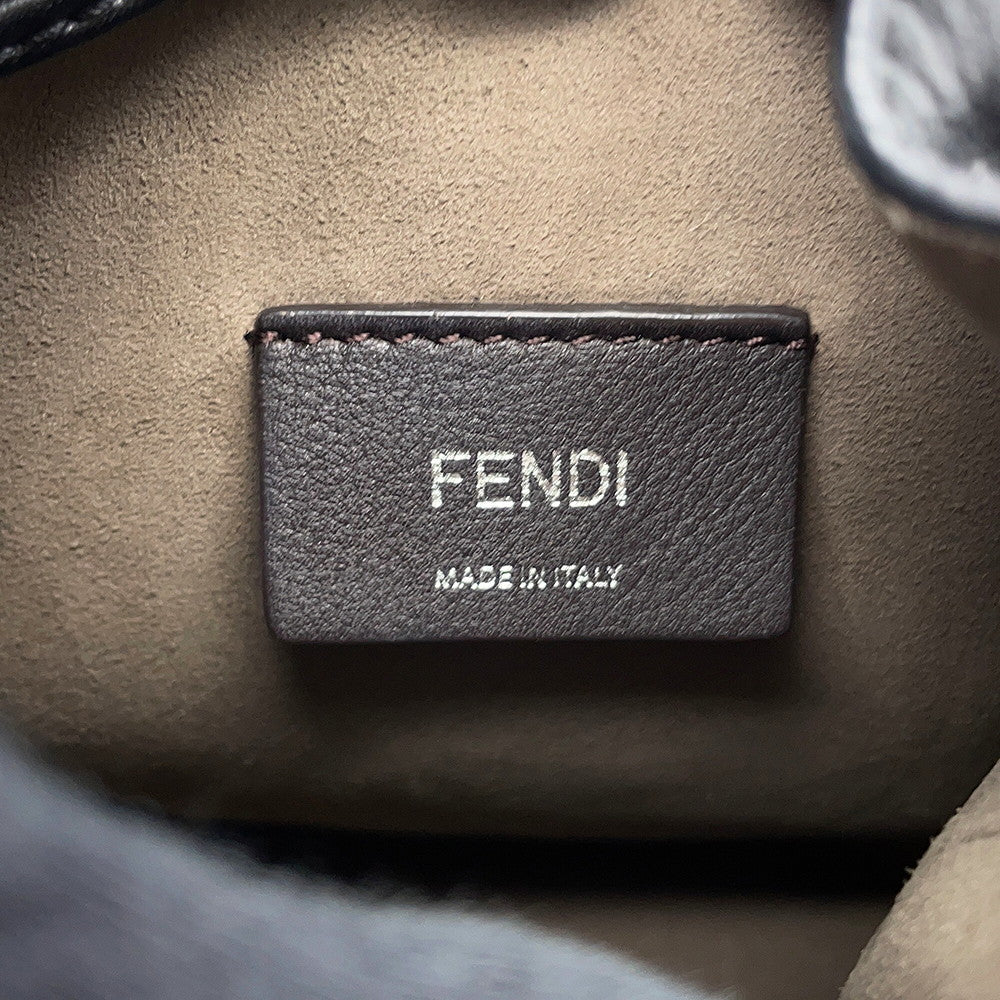 FENDI Mini Montresor 2WAY Bag Black8BS010 Leather