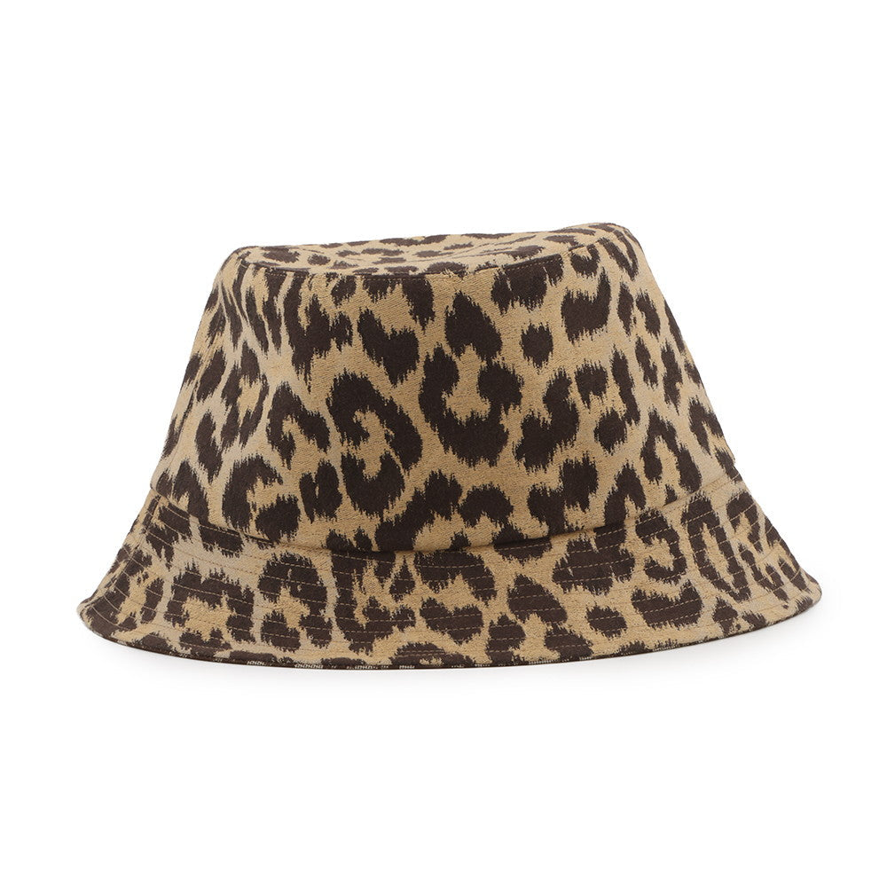 Dior Leopard Pattern Oblique Reversible Bucket Hat Size 58 Beige/Brown14LEO923I134 Polyester46% Cotton46% Polyurethane8%