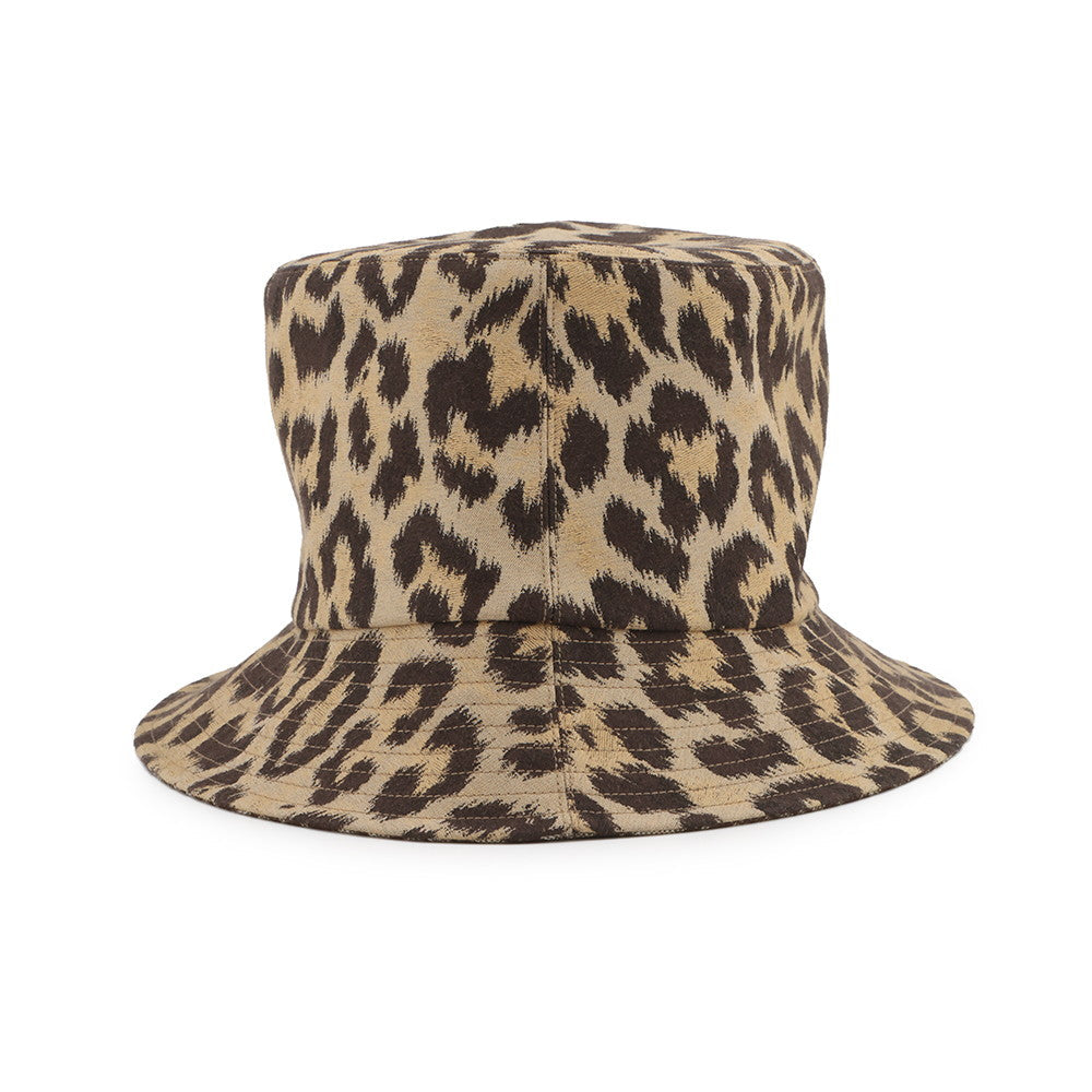 Dior Leopard Pattern Oblique Reversible Bucket Hat Size 58 Beige/Brown14LEO923I134 Polyester46% Cotton46% Polyurethane8%