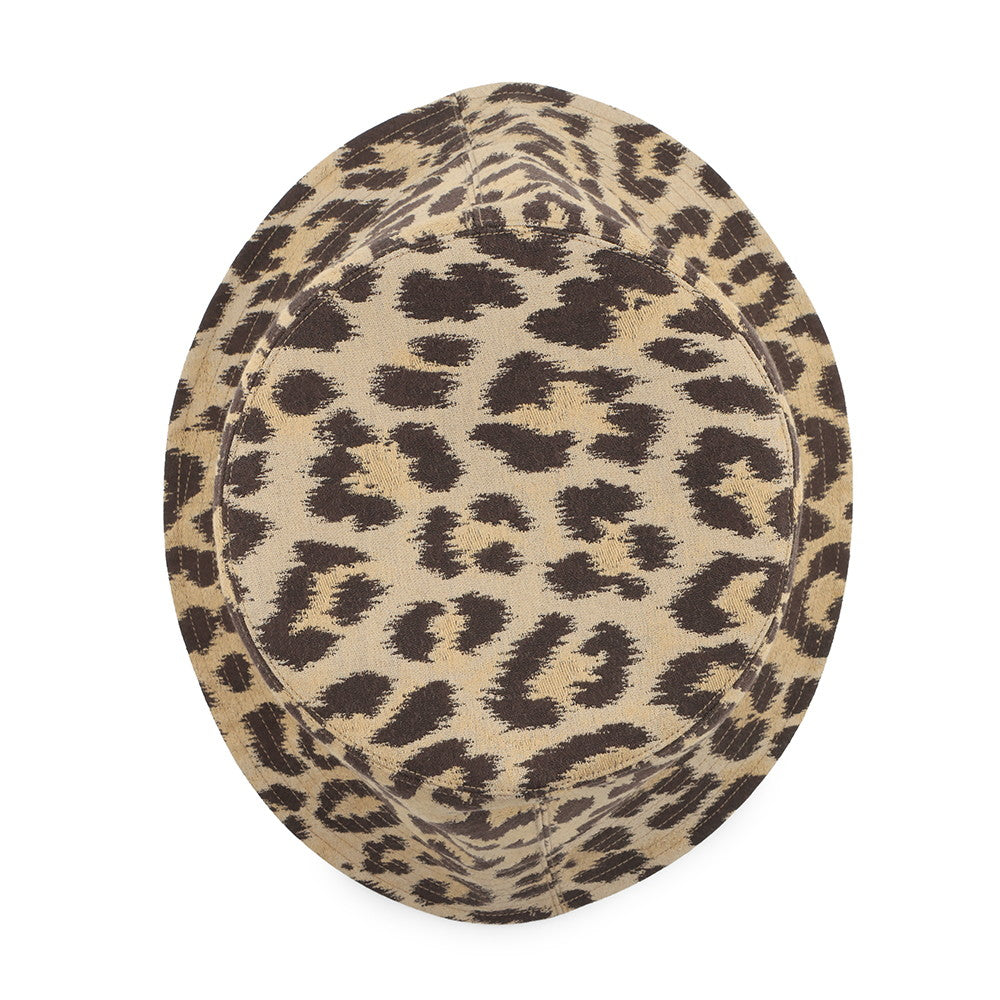 Dior Leopard Pattern Oblique Reversible Bucket Hat Size 58 Beige/Brown14LEO923I134 Polyester46% Cotton46% Polyurethane8%