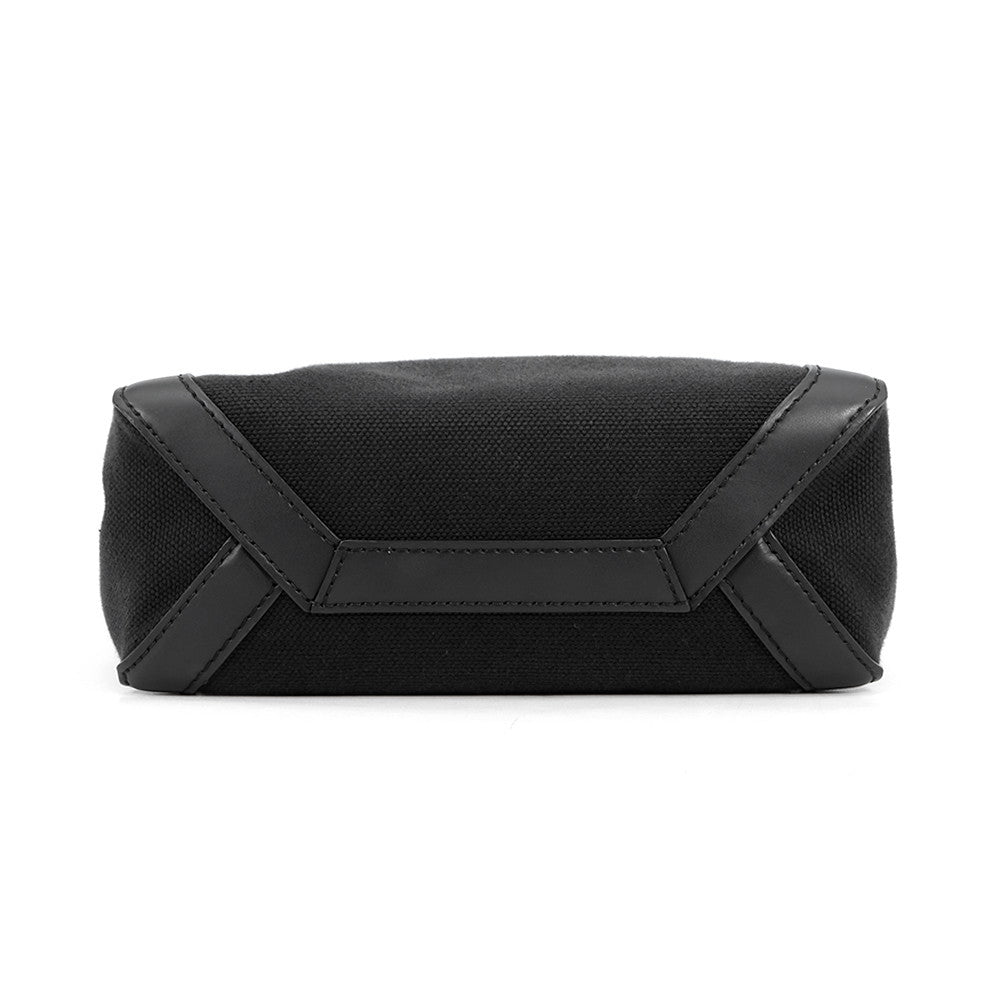 Valentino Garavani VLTN Lock Studded 2-Way Bag Black/White5Y2B0B78PYY_0N1 Canvas Leather