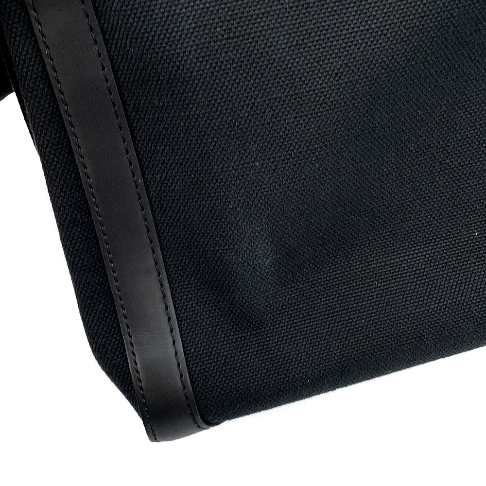 Valentino Garavani VLTN Lock Studded 2-Way Bag Black/White5Y2B0B78PYY_0N1 Canvas Leather