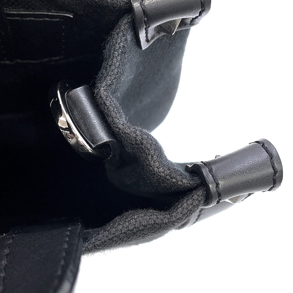 Valentino Garavani VLTN Lock Studded 2-Way Bag Black/White5Y2B0B78PYY_0N1 Canvas Leather