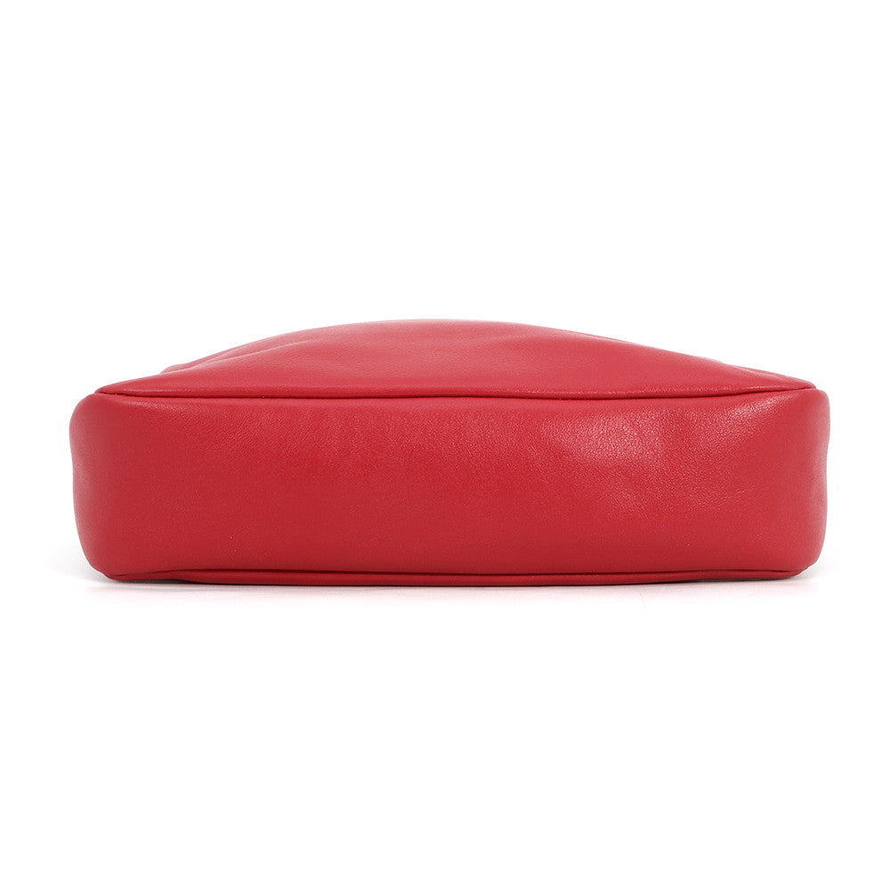 JIMMY CHOO Atini Shoulder Bag Red Leather