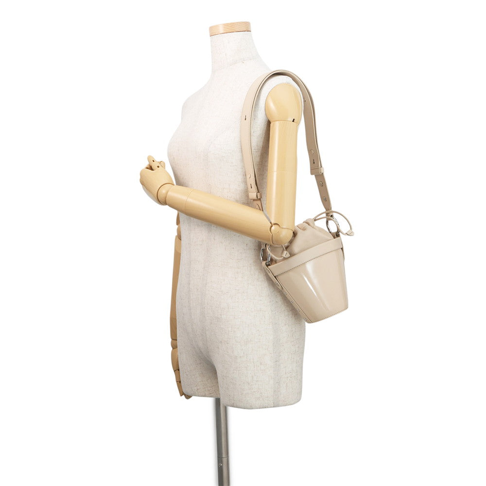 Maison Margiela Maison Margiela Fire Bucket Bag Shoulder Bag BeigeSB3WG0042P5135T2086 Enamel Leather Size Mini