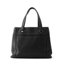 BVLGARI Tote Bag Black Leather