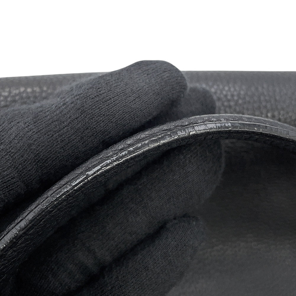 BVLGARI Tote Bag Black Leather