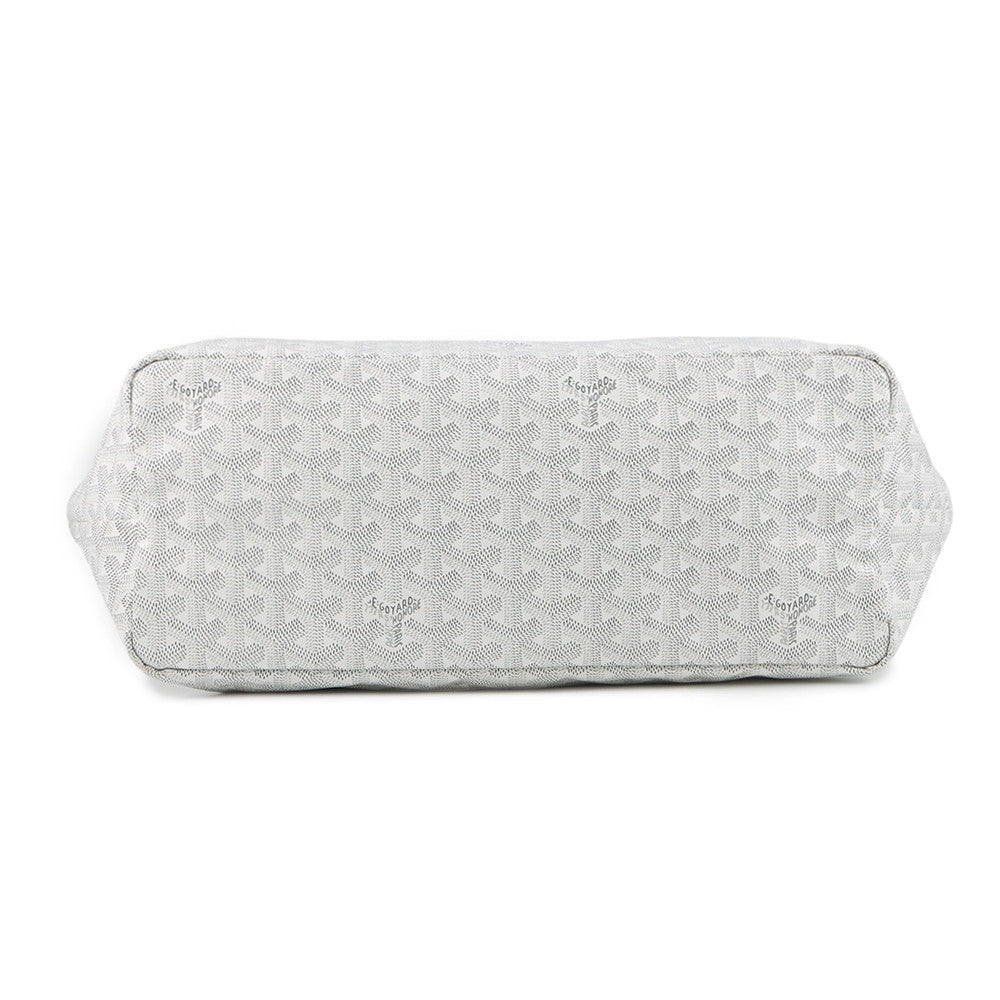GOYARD Saint Louis WhiteSTLOUIPMLTY50CL50P PVC Leather Size PM