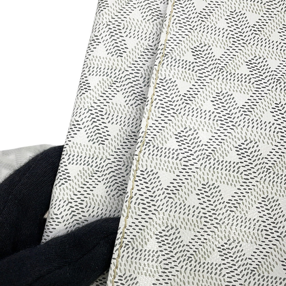 GOYARD Saint Louis WhiteSTLOUIPMLTY50CL50P PVC Leather Size PM