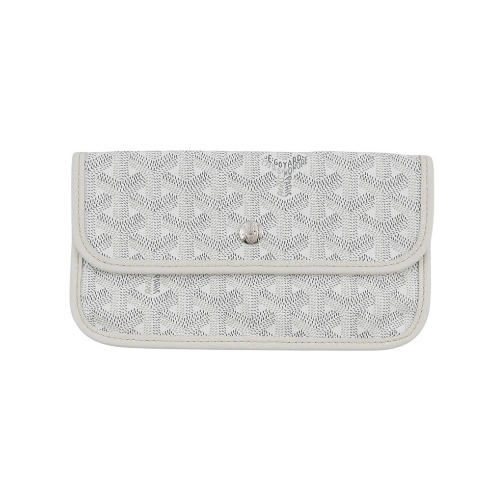 GOYARD Saint Louis WhiteSTLOUIPMLTY50CL50P PVC Leather Size PM
