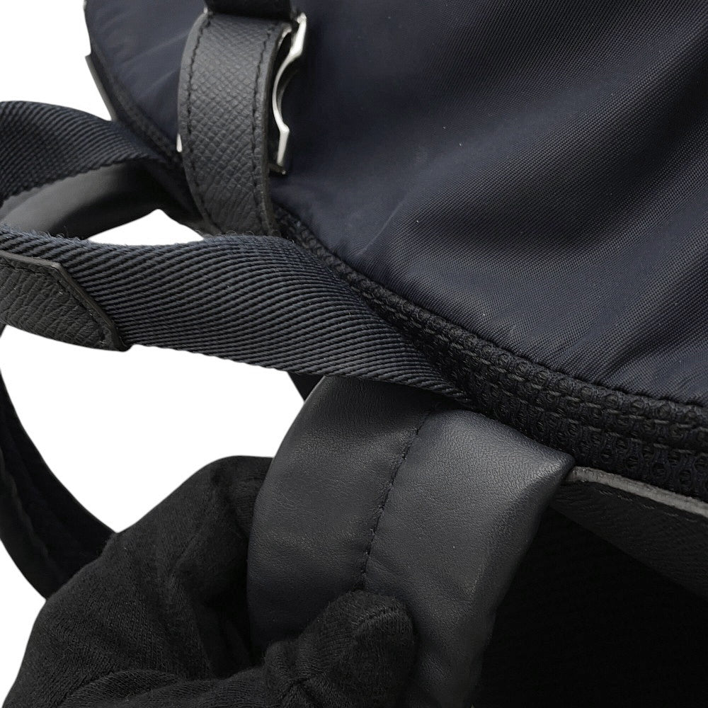 LOUIS VUITTON Match Point Backpack White/NavyN40018 Damier Coastline