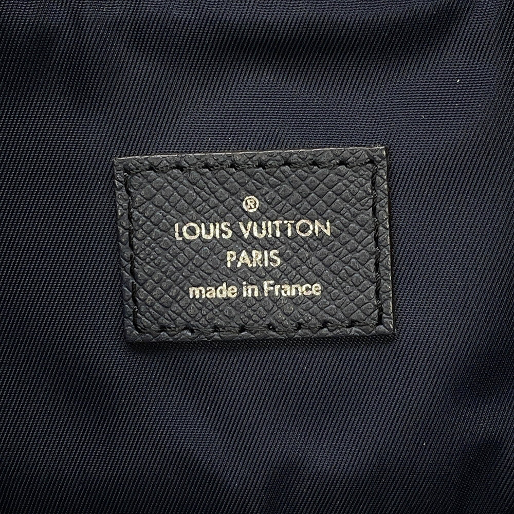 LOUIS VUITTON Match Point Backpack White/NavyN40018 Damier Coastline