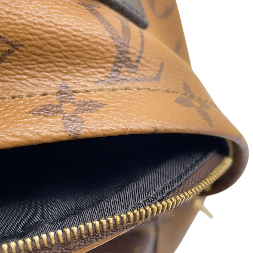 LOUIS VUITTON Palm Springs Backpack Noir/BrownM44872 Monogram Monogram Reverse Canvas Size MINI