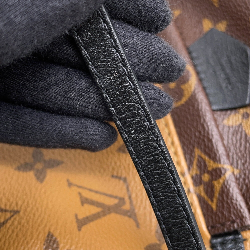 LOUIS VUITTON Palm Springs Backpack Noir/BrownM44872 Monogram Monogram Reverse Canvas Size MINI