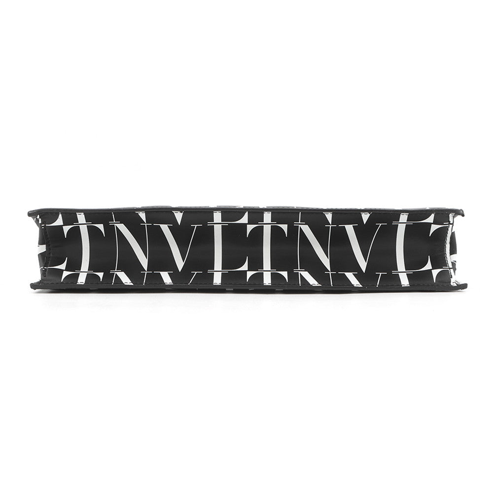 Valentino Garavani VLTN Logo Times Clutch Bag Black/WhiteWY2P0P09GTC_0NI Leather
