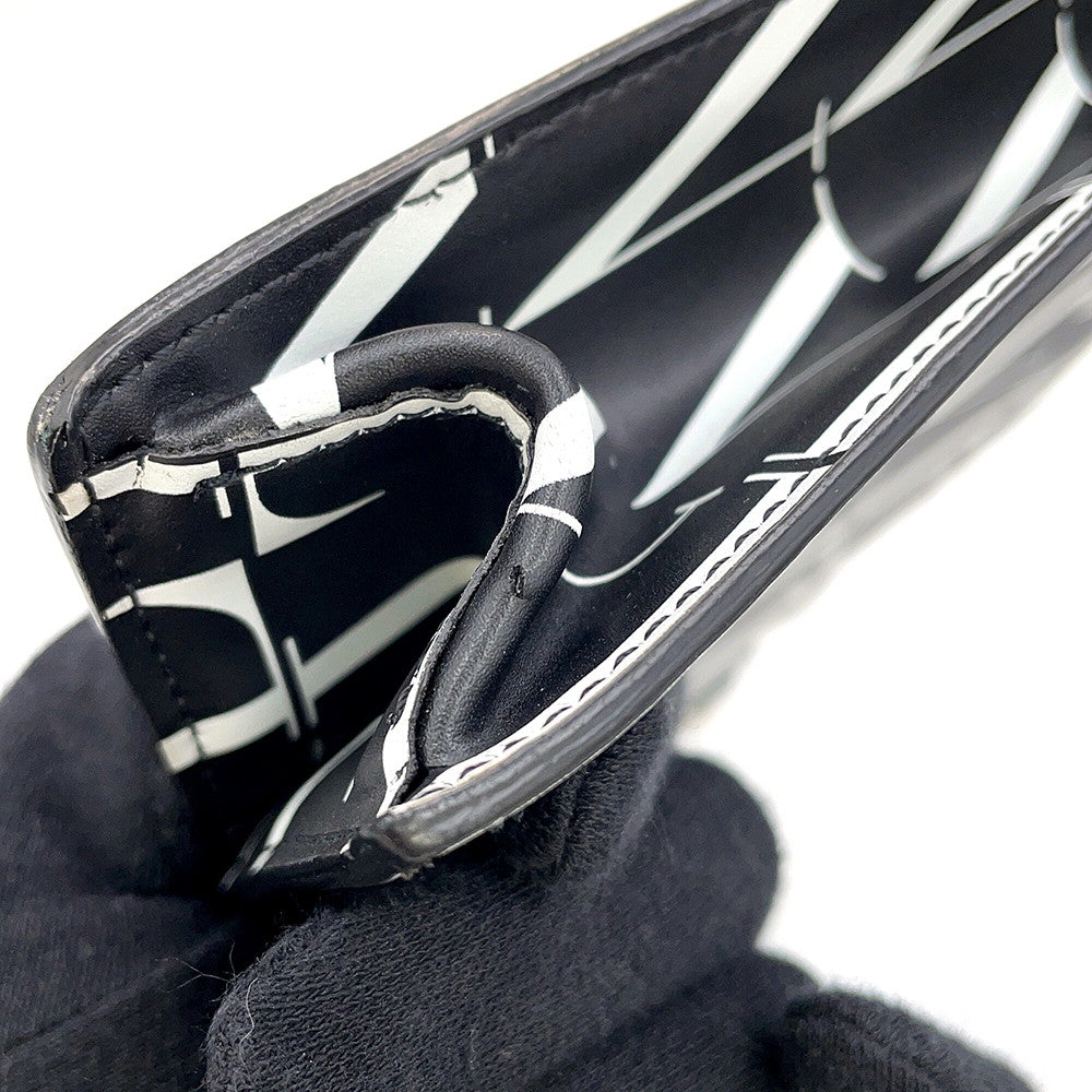 Valentino Garavani VLTN Logo Times Clutch Bag Black/WhiteWY2P0P09GTC_0NI Leather