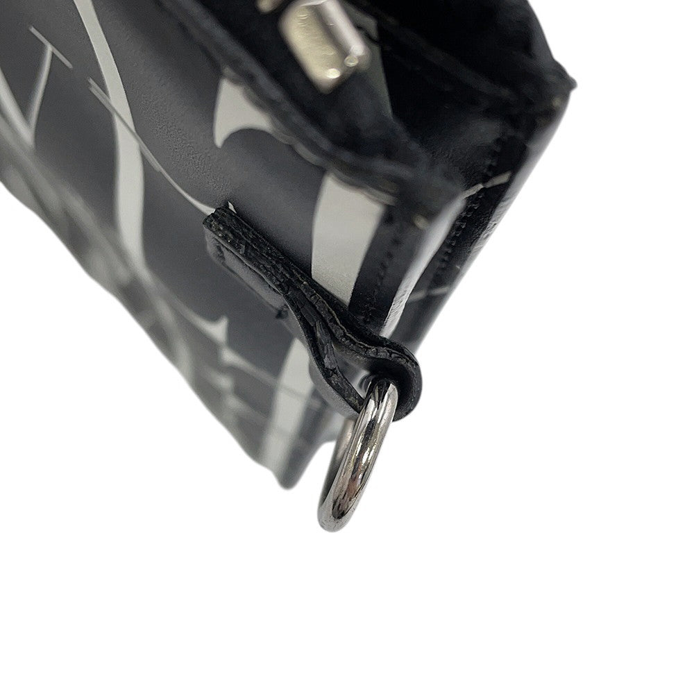 Valentino Garavani VLTN Logo Times Clutch Bag Black/WhiteWY2P0P09GTC_0NI Leather