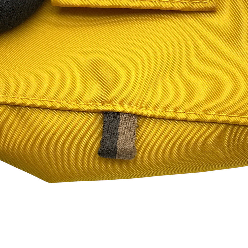 FENDI Bucket Shoulder Bag Yellow7AS056 AG0P Nylon Leather