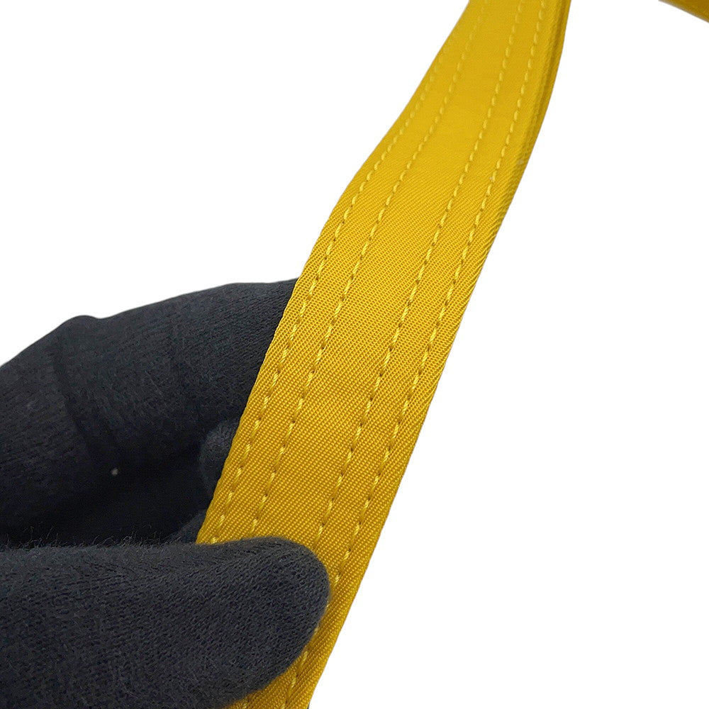 FENDI Bucket Shoulder Bag Yellow7AS056 AG0P Nylon Leather