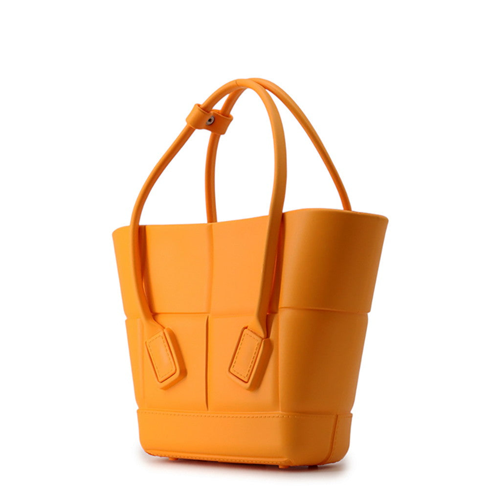 Bottega Veneta Arco Tote Bag Tangerine691194V14I07010 Rubber Size Mini