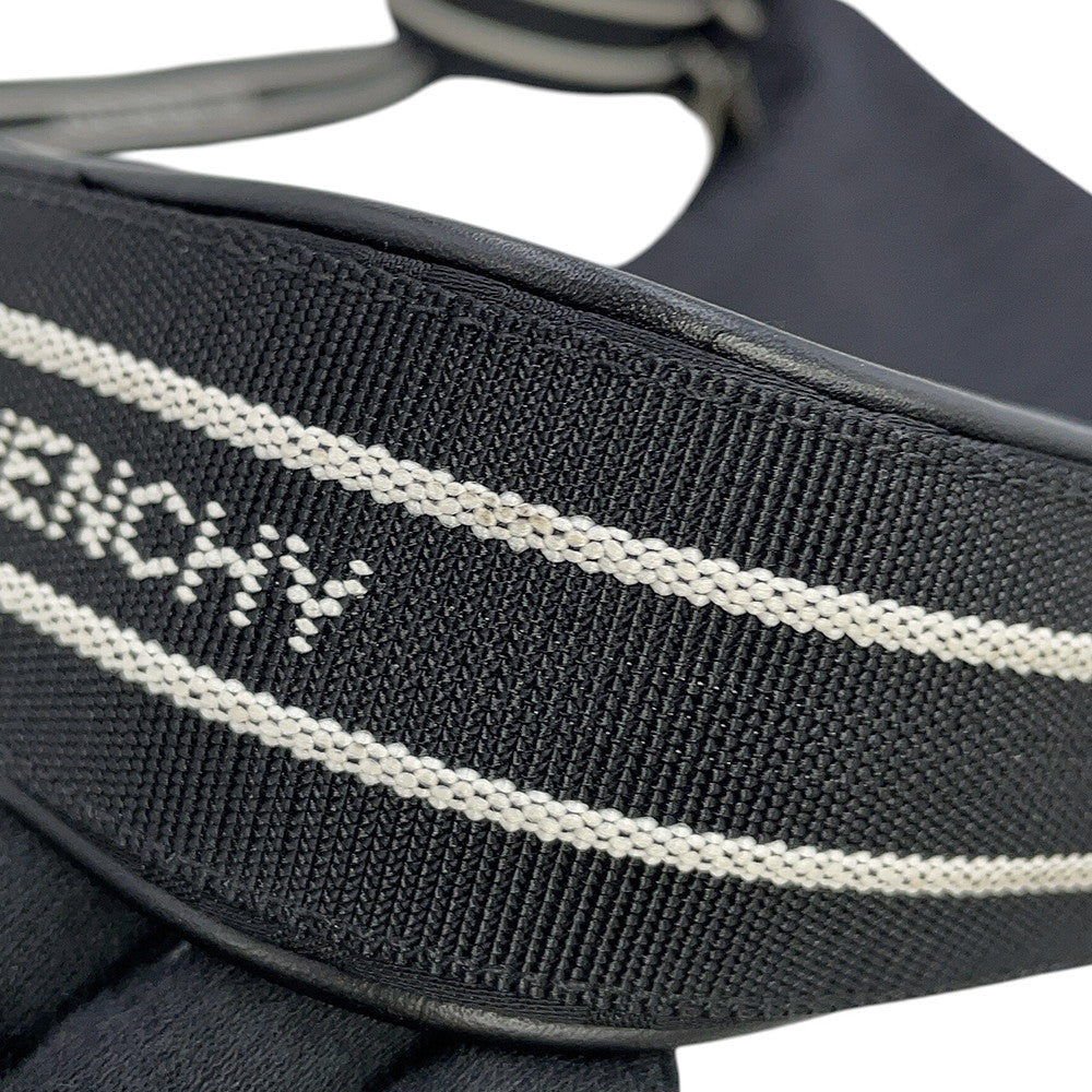 Givenchy 4G Logo Shoulder Bag Black Nylon Canvas