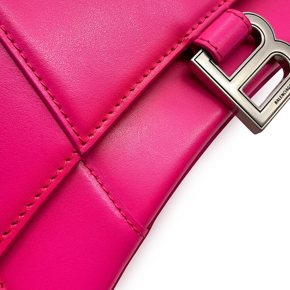 BALENCIAGA Hourglass Small 2WAY Bag Pink593546 Leather